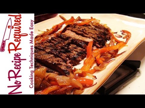 Steak Fajitas - NoRecipeRequired.com