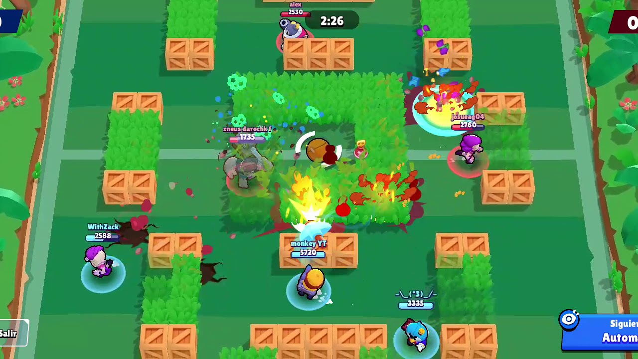 Mi Mejor Remontada Braw Ball Brawl Stars Youtube - brawl star brawball