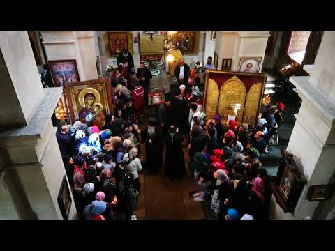 მეუფე დანიელის და მეუფე მიქაელის გამობრძანება - საჩხერის საკათედრო ტაძრიდან 10.05.2018