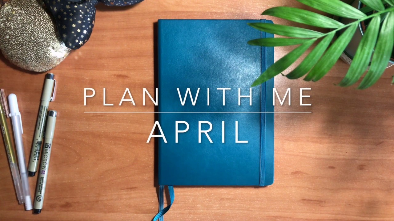 April 2020 PLAN WITH ME. Bullet Journal April spreads