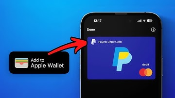 How to do I add Paypal to my Apple Wallet?