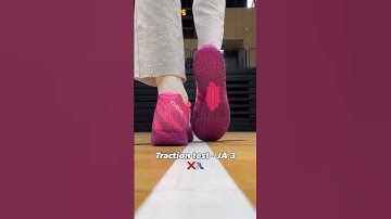 Traction test for the JA 3 “Max Volume” 💕 #basketballshoes #nikeja3 #jamorant