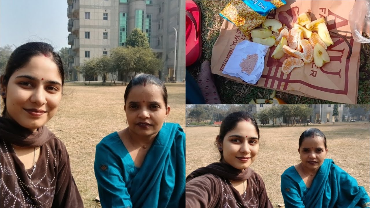 Aaj ki outdoor fruits party 🥳 🎉 😎 😋 