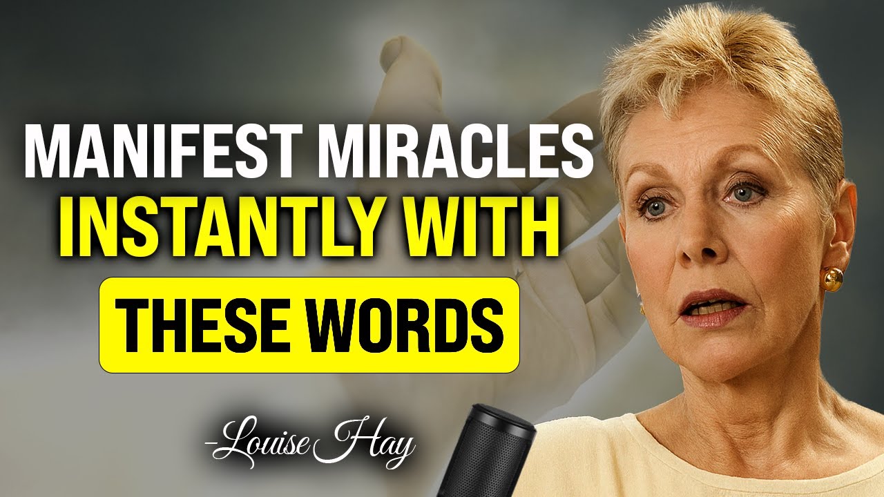 Louise Hay: 5 Words That Create Miracles in Your Reality - YouTube
