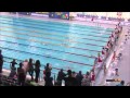 Веселый Дельфин 2015. Эстафета 4х50 м на спине Девочки. Сильнейший заплыв.