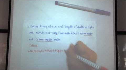 อาร์เรย์ 2 มิติ