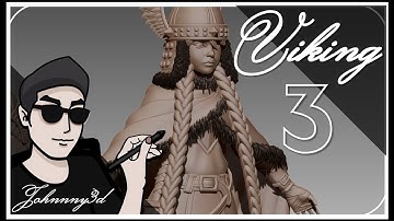 Little Viking Girl | part 3 : Gauntlet, Leg/Shoes  |  3D Game Character Tutorial | ZBrush 3DSmax