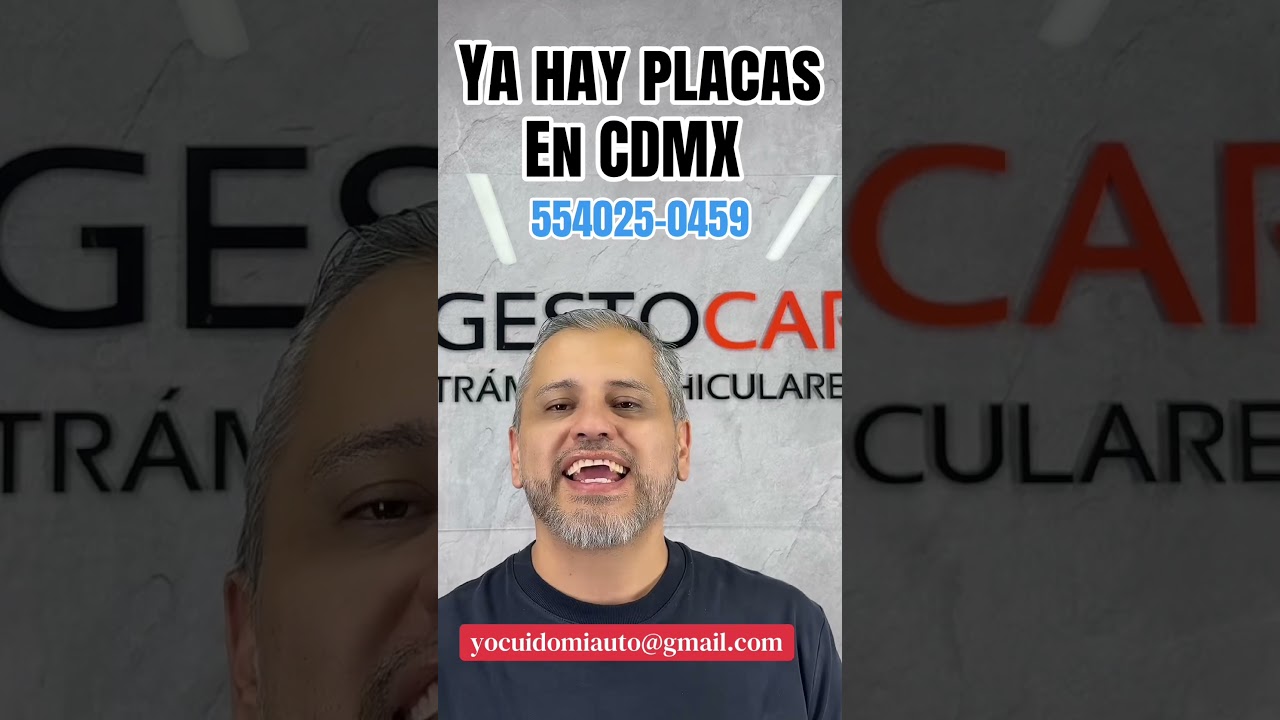 Ya hay placas en #cdmx para tu #auto #deportes #mexico