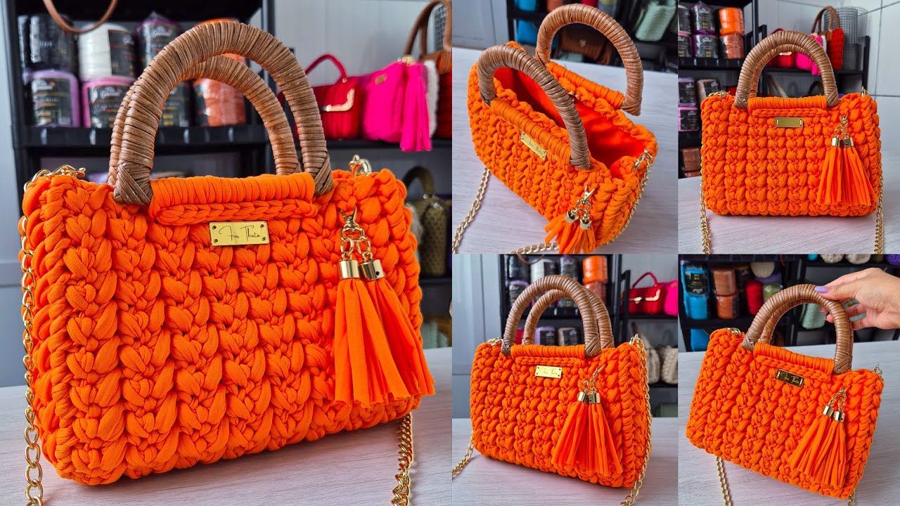 An Easy, Quick and Suitable Bag for Summer - Iasmim Bag - Crochet