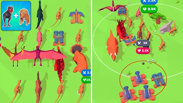 Dinosaur Merge Battle - Gameplay Walkthrough Part 2 (Android, iOS)