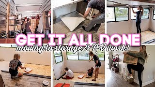 RV RENOVATION // part 3 // MOVING & PAINT IS STARTING!!