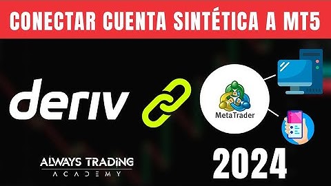 ⚡ Conectar tu cuenta deriv síntetica a MT5 (Móvil y PC ) 2024