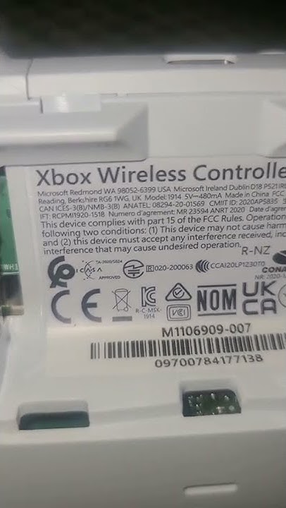 How to find model number for Xbox controller - YouTube