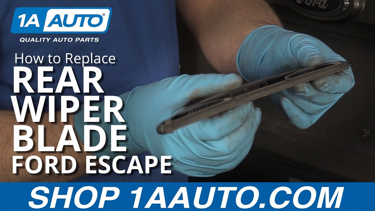 How to Replace Rear Wiper Blade 08-12 Ford Escape - YouTube