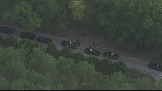 Police: Man found shot to death in woods near Georgia International Horse Park in Conyers, 1 detaine