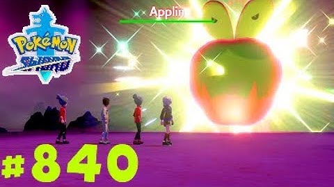 Pokemon Sword Shiny Dynamax Applin Raid & Catch