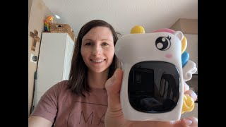 See why having only one button is toddler friendly! Unicorn Visual Timer for Kids, Rechargeable 99:5