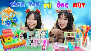 Cuộc Thi Sáng Tạo Từ Ống Hút ♥ Min Min TV Minh Khoa