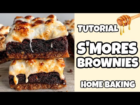 How to make S'mores Brownie! Recipe Tutorial #Shorts
