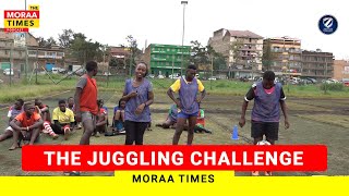 THE JUGGLING CHALLENGE | ZETECH SPARKS WITH MORAA TIMES