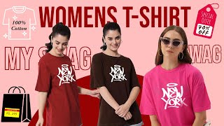 Trendy New York Print T-shirts for Women – Soft Cotton, Urban Style screenshot 5