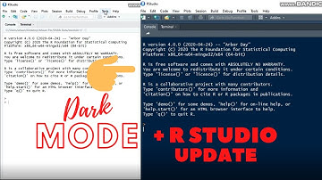 How to Change Theme in R Studio | Dark Theme [ Customized Window] + Install Packages in R Studio