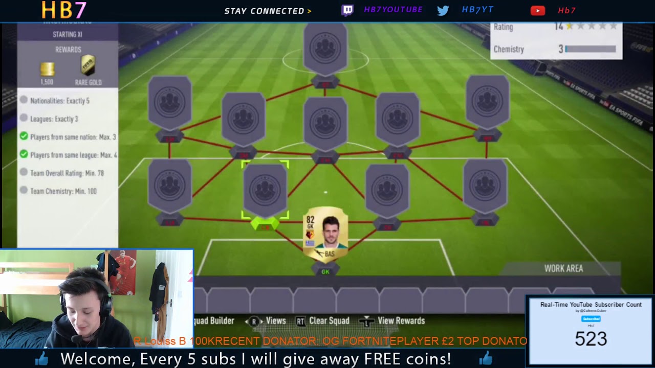 LIVE OPENING 1 MILLION COINS WORTH OF TOTS PACKS! FIFA 18 TOTS LIVESTREAM (ENG)