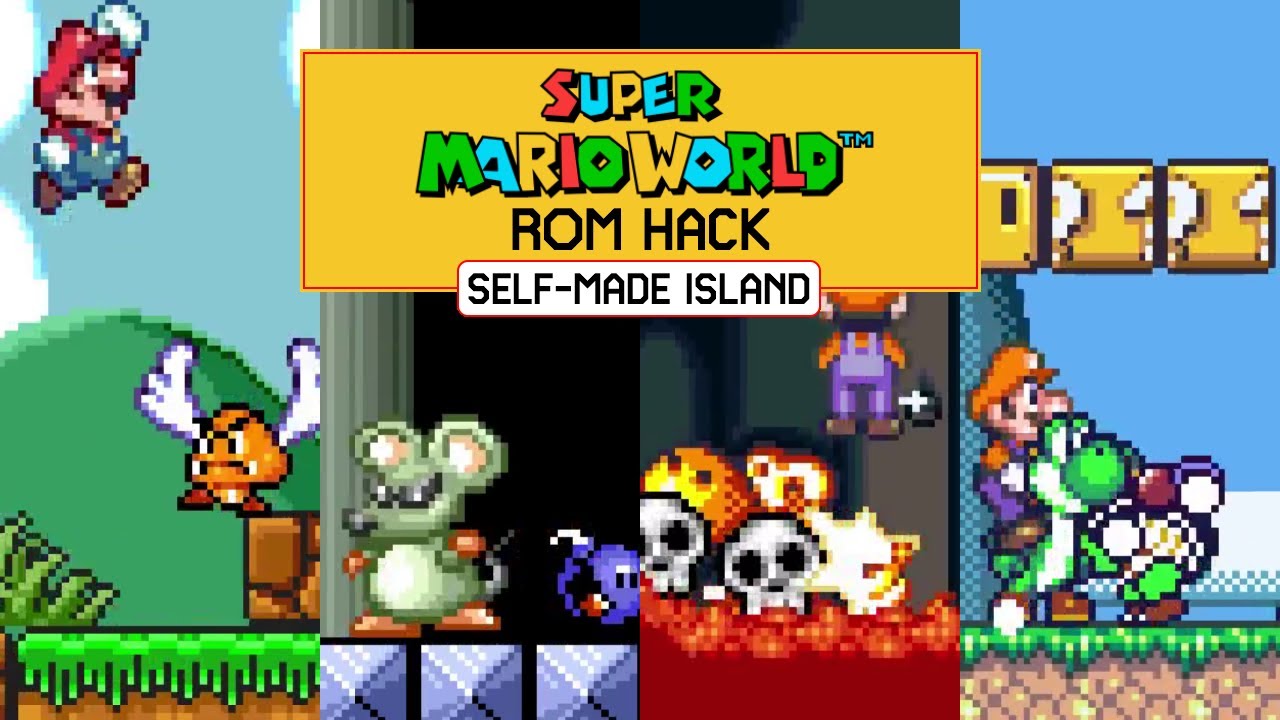 Play SNES Super Mario World Redrawn Online in your browser 