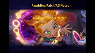 Patch 7.5 - Zoe - Legends of Runeterra - Guardian Angel Nerfed :( :( :( screenshot 2