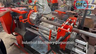 Pillar type Thread Cutting Machines for Scaffolding Pipes | Custom Manufacturer & Exporter in India.