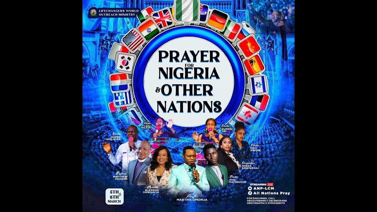 (DAY 1) PRAYER FOR NIGERIA AND OTHER NATIONS WITH PASTOR MARTINS OMONUA - MARCH 5, 2026