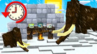 🥶МЫ ЗАСТРЯЛИ В ЛЕДНИКОВОМ ПЕРИОДЕ В МАЙНКРАФТ 100% ТРОЛЛИНГ ЛОВУШКА MINECRAFT ЗИМА ХОЛОД ВЫЖИВАНИЕ