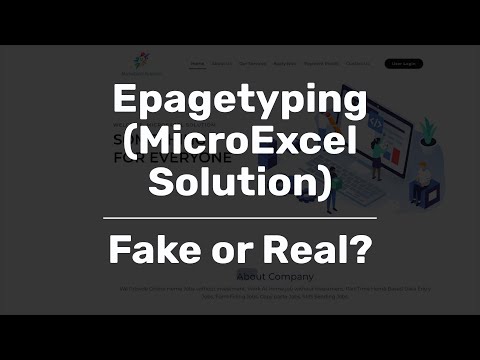 Epagetyping.live (MicroExcel Solution) | Fake or Real? | Fake or Real? » Fake Website Buster