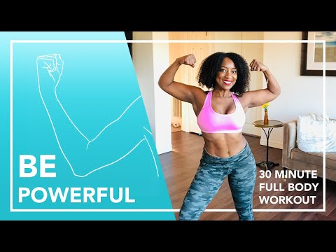 “Be Powerful” 30 Minute Full Body Workout with Tiffany Rothe