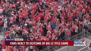 Oklahoma State comes up inches short in Big 12 Championship, fans say they're beaten by the loss but screenshot 5