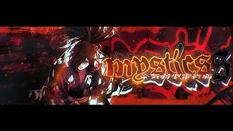 ABSTRACT BANNER SPEEDART - "mystics" // PS TOUCH TUTORIAL - [free gfx]