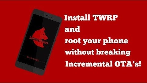 How to flash Redwolf  Recovery on xiaomi redmi note 4/4x | ROOT + install OTA MIUI