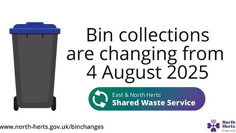 Waste and recycling collection changes