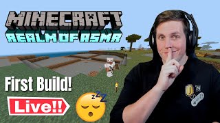 LIVE #ASMR Gaming Relaxing Minecraft Caves & Cliffs Realm of ASMR First Build! (Controller Sounds) screenshot 3