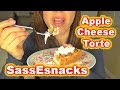 SassEsnacks ASMR: Making & Eating Wisconsin Apple Cheese Torte | Recipe | Dessert | Whispers