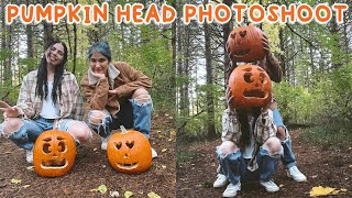 Attempting the Pumpkin Head Photoshoot Trend From Tiktok | Carolyn Morales by Carolyn Morales 1,506 views 2 years ago 10 minutes, 57 seconds