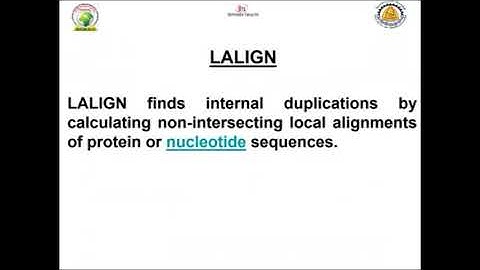 Bioinformatics Training: Pair wise Sequence Alignment