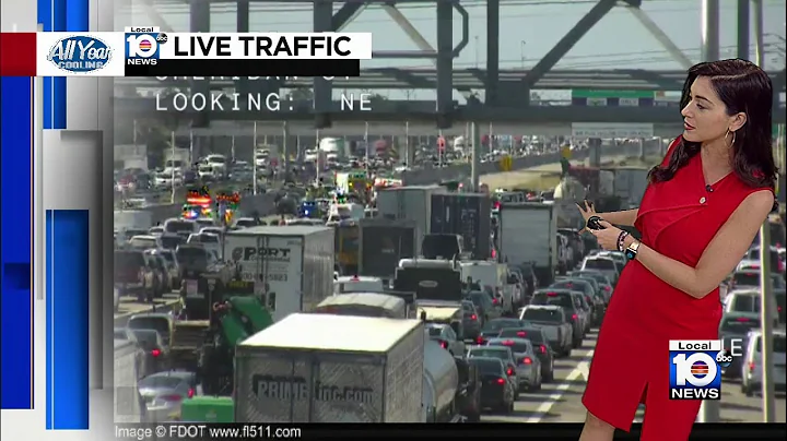 Traffic alert: Crash shuts down I-75 NB in Broward