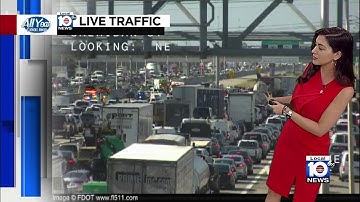 Traffic alert: Crash shuts down I-75 NB in Broward