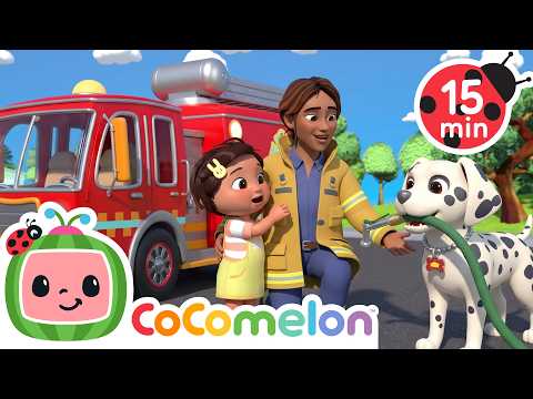 Time To Be Firefighters! Let's Clean The Truck! 🚒👩‍🚒 | CoComelon Nursery Rhymes & Songs