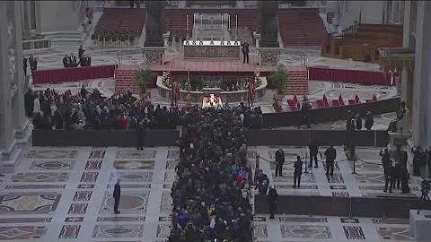 Thousands at memorial for Pope Benedict XVI