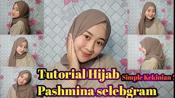 5  Tutorial Hijab Pashmina Simple Dan Kekinian Ala Selebgram