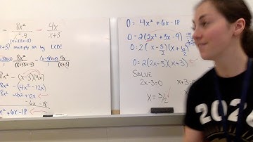 rational equations extraneous solution