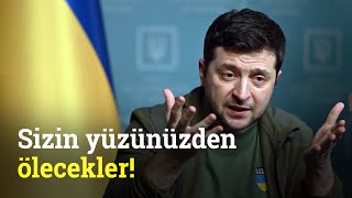 Ukrayna Devlet Başkanı Zelenski'den NATO'ya Zehir Zemberek Sözler! Hepsi Sizin Yüzünüzden Ölecek