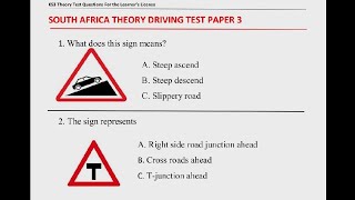 K53 Learner's Test South Africa Question and Answer | Lesson 3 screenshot 2